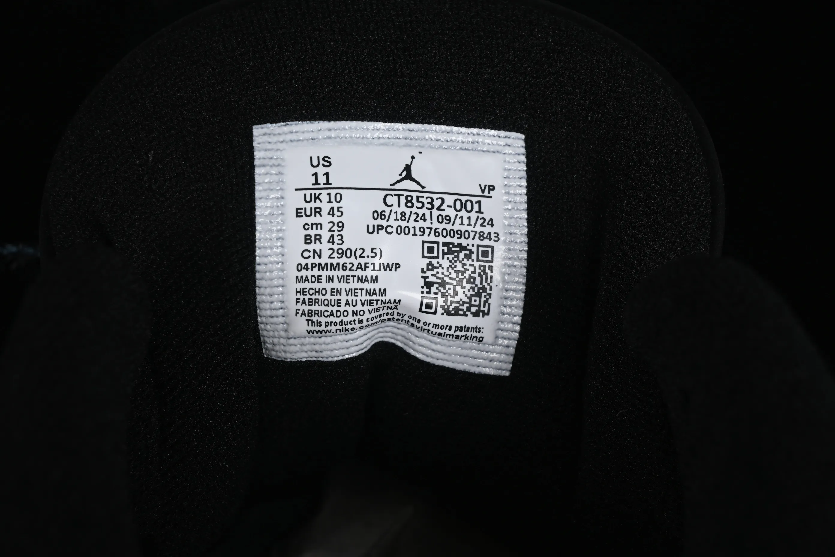 All categories Air Jordan Jordan series basketball shoes Air Jordan 3 GX foreign trade version Air Jordan 3 Retro AJ3 Joe 3 midnight black retro basketball shoes CT8532-001